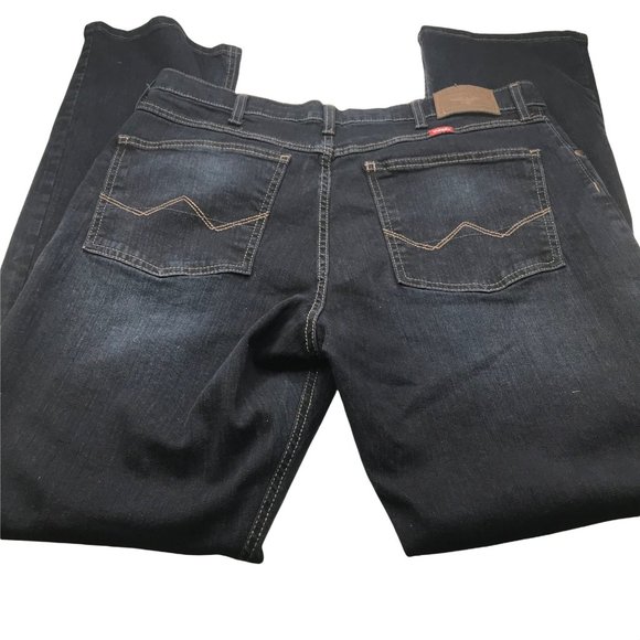 Wrangler Men's 34x34 Straight Fit Blue Jeans New With Tags - Picture 2 of 14